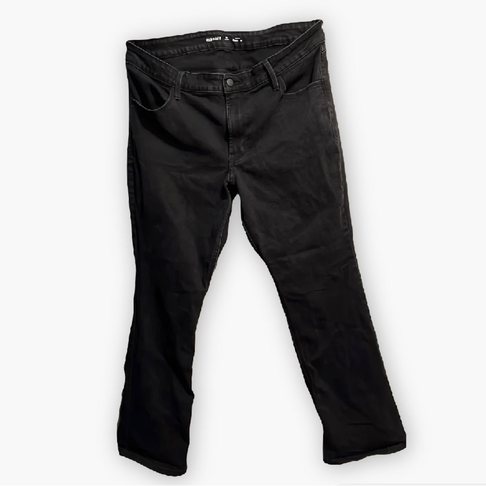 Old navy mid rise black jeans